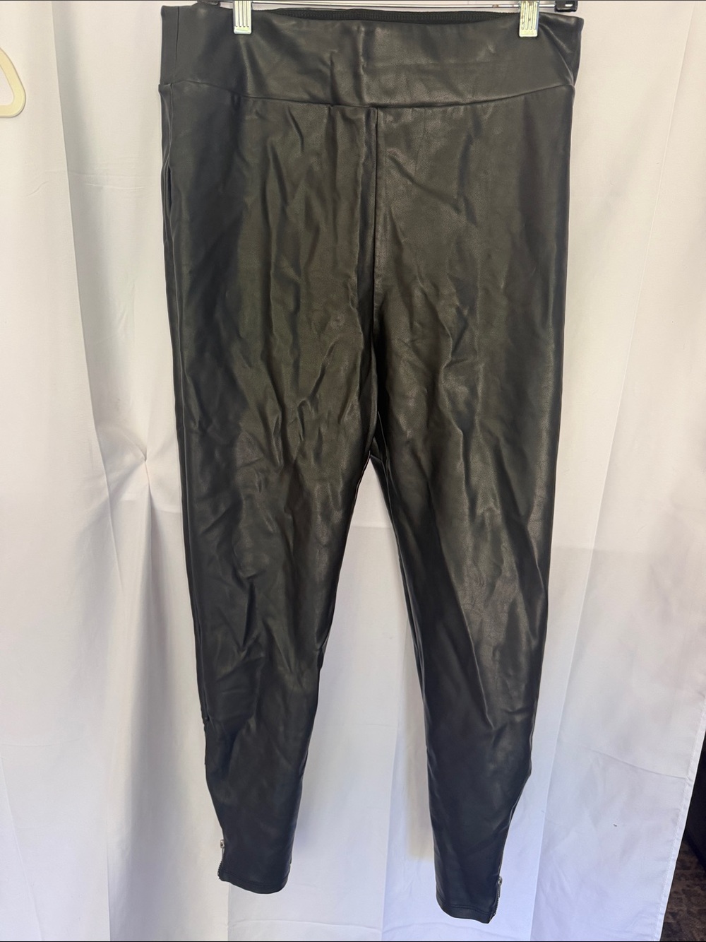 Abercrombie & Fitch Black Faux Leather Leggings